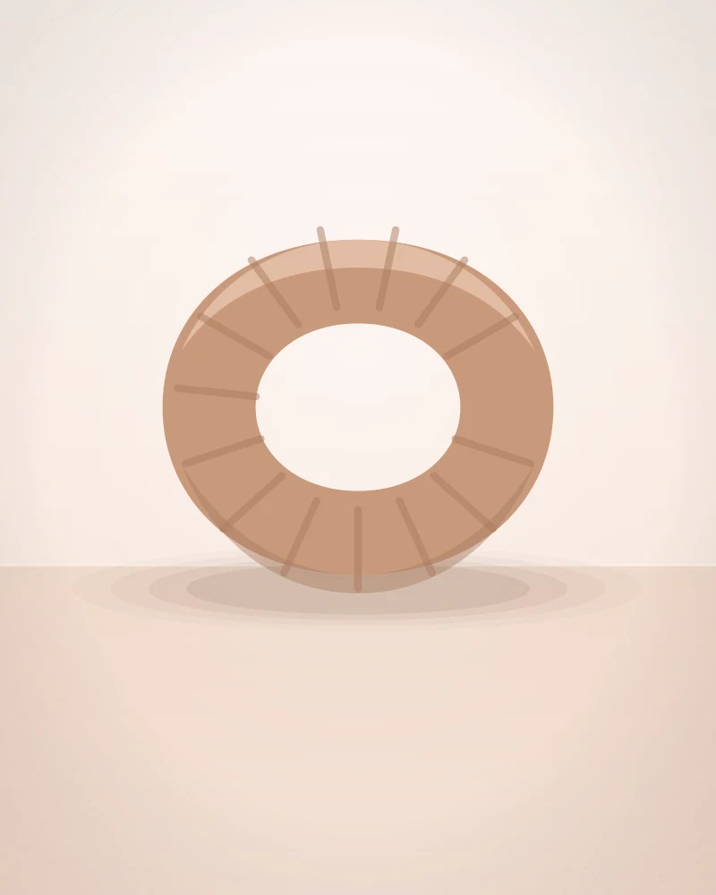 Mulberry Satin Scrunchie — view 1