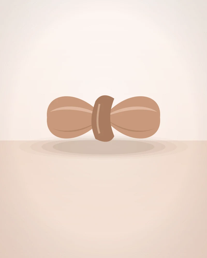 Pearl Centre Bow Pin — view 1